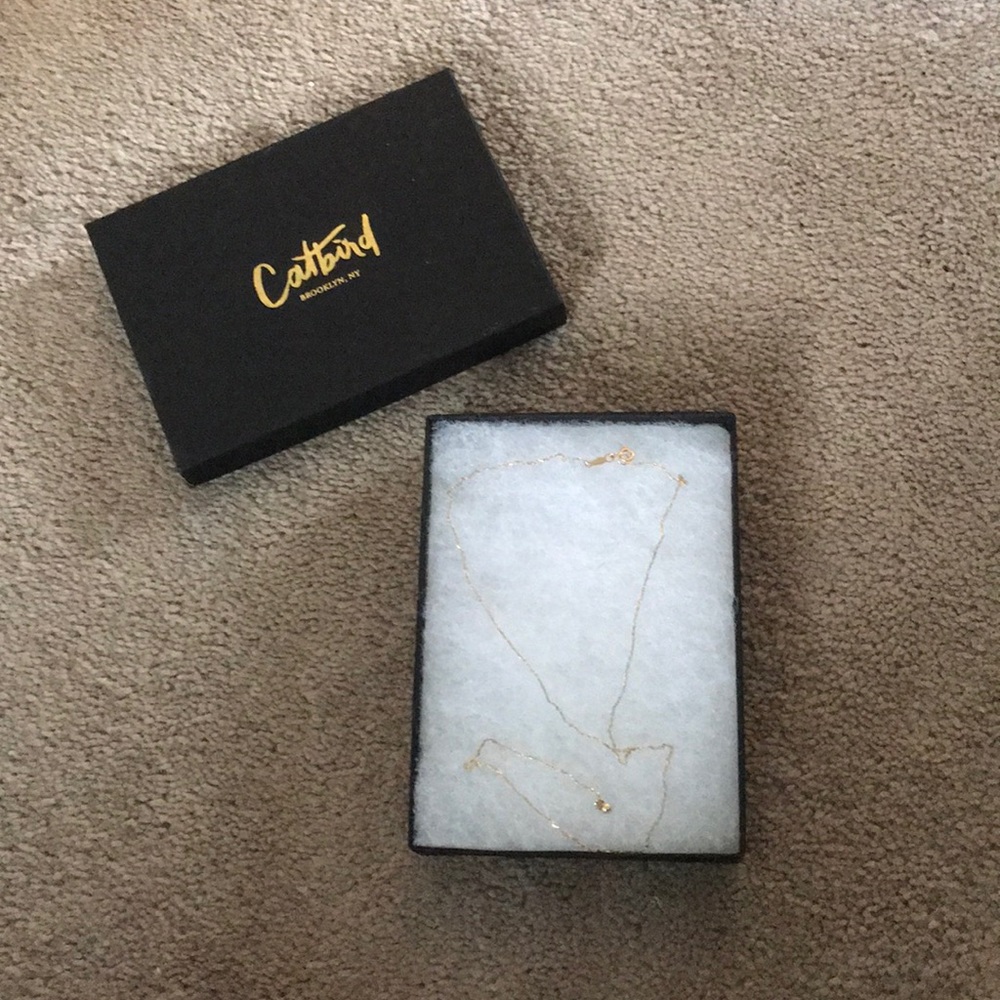 Catbird Greco lariat necklace